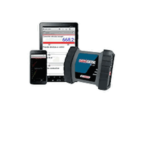 Tecnomotor Logo With Tablet Phone Scanner Sticker