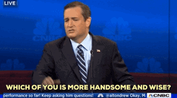 Ted Cruz Looking Handsome And Wise GIF