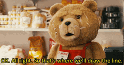 Ted Draw The Line GIF