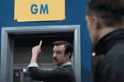 Ted Lasso Believe Replaced With GM GIF