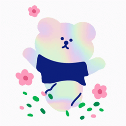 Ted Running Kicking Leaves GIF