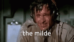Ted Strike Airplane Sweating "The Milde"  GIF