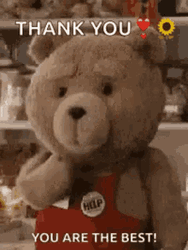 Ted Thank You So Much Flying Kiss GIF