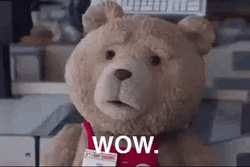 Ted The Bear Wow GIF
