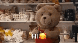 Ted Waving Hi GIF