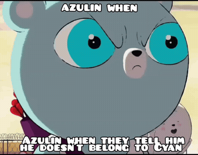 Teddy Bear Azulin Caption GIF