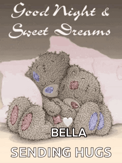Teddy Bear Bella Sending Hugs GIF