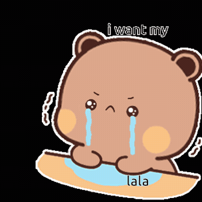 Teddy Bear Crying Saying I Want My Lala