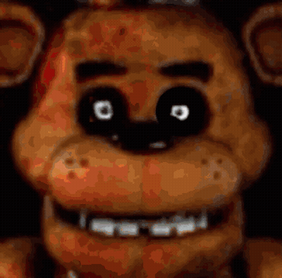 Teddy Bear Face With Glowing Eyes
