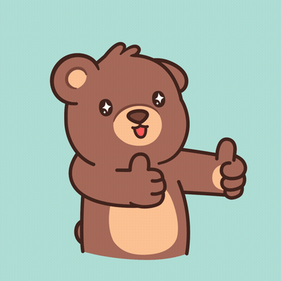 Teddy Bear Giving Thumbs Up GIF