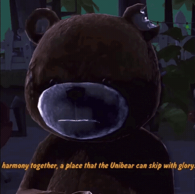 Teddy Bear Harmony Together Unibear Skip With Glory GIF
