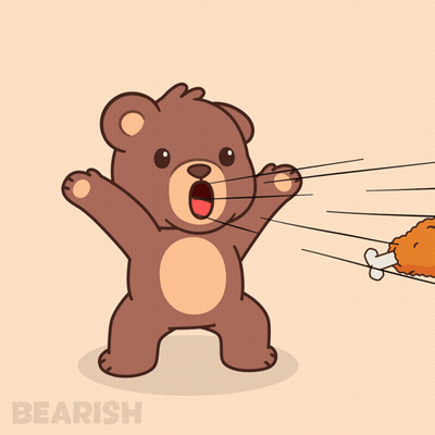 Teddy Bear Holding Camera In Yellow Crocs GIF
