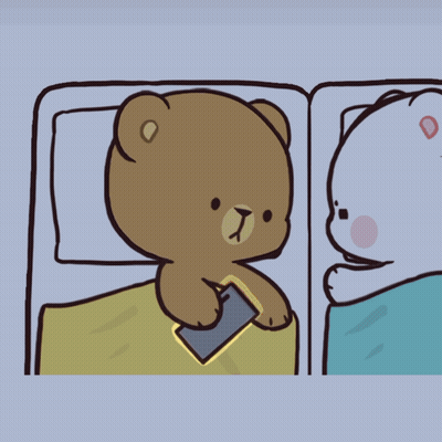 Teddy Bear Holding Cell Phone GIF