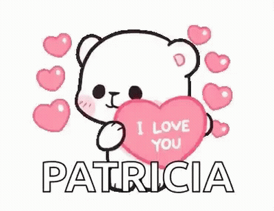 Teddy Bear Holding Heart Saying I Love You GIF