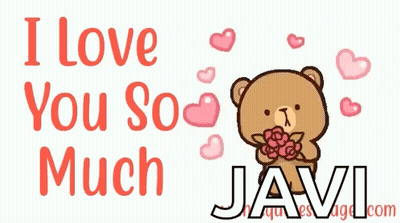 Teddy Bear Holding Roses Saying I Love You So Much GIF