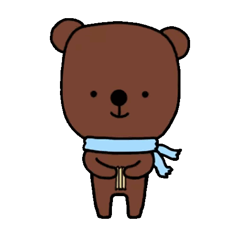 Teddy Bear Holding Thank You Sign Sticker