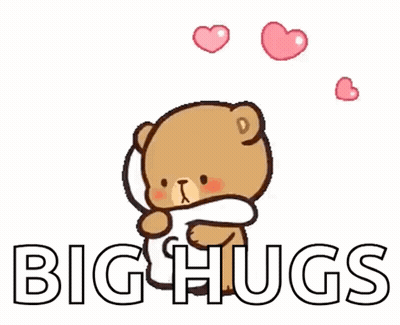 Teddy Bear Hugging Another GIF