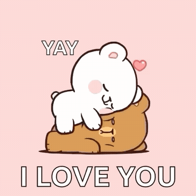 Teddy Bear Hugging Another Saying I Love You GIF