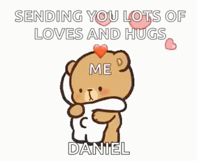 Teddy Bear Hugging Another Teddy Bear Sending You Lots Of Loves And Hugs GIF