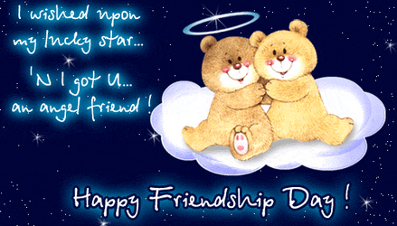Teddy Bear Hugging Friendship Day GIF