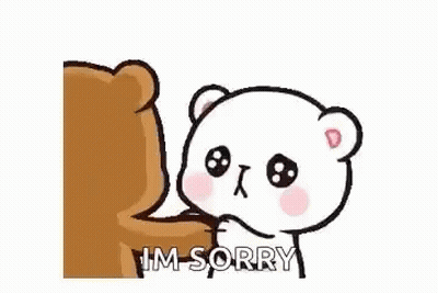 Teddy Bear Hugging Sorry GIF