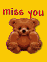Teddy Bear Image Miss You GIF