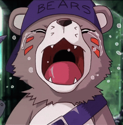 Teddy Bear In Purple Hat Saying Bears GIF