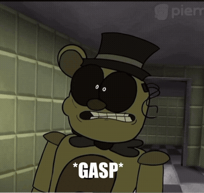 Teddy Bear In Top Hat And Glasses Gasp GIF