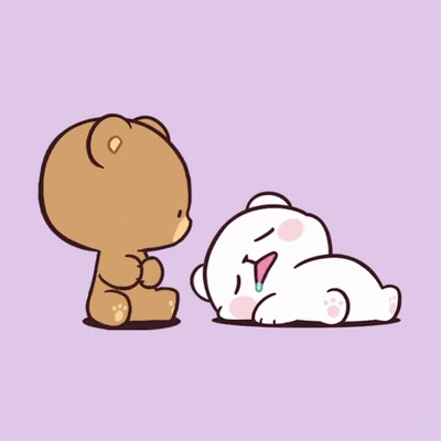 Teddy Bear Kissing Another Teddy GIF