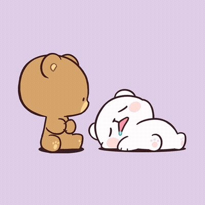 Teddy Bear Kissing Another Teddy Bear GIF