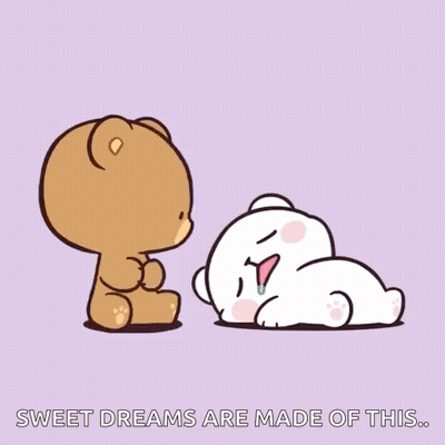 Teddy Bear Kissing Another Teddy Bear On The Cheek GIF