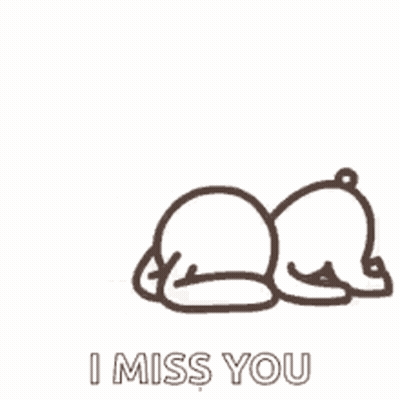 Teddy Bear Laying Down I Miss You GIF