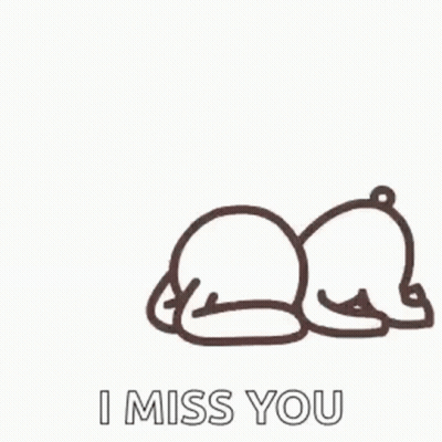 Teddy Bear Laying Down I Miss You GIF
