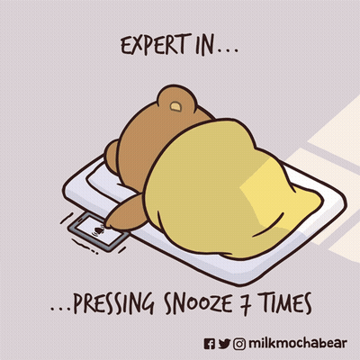 Teddy Bear Lying In Bed Expert In Scrolling GIF