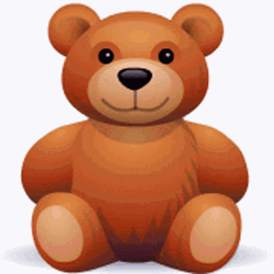 Teddy Bear Offering Abrazo  GIF