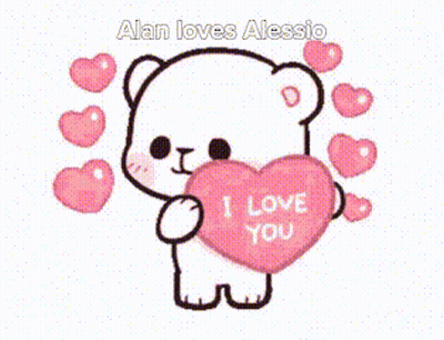 Teddy Bear Pink Heart I Love You GIF