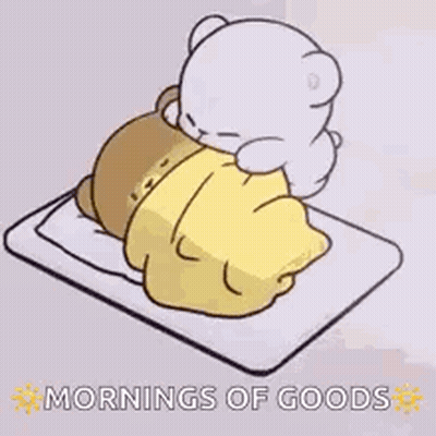 Teddy Bear Putting Blanket On Another Teddy Bear GIF