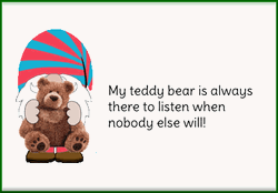 Teddy Bear Quotes Sticker GIF