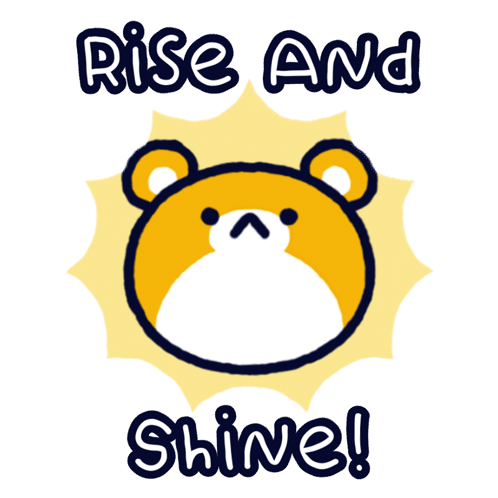 Teddy Bear Rise And Shine GIF