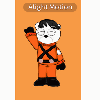 Teddy Bear Saying Alight Motion GIF