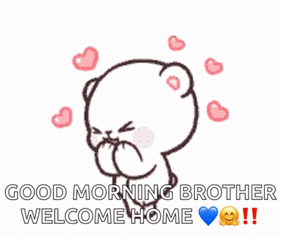 Teddy Bear Saying Good Morning GIF