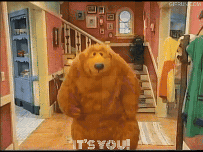 Teddy Bear Saying It's You GIF
