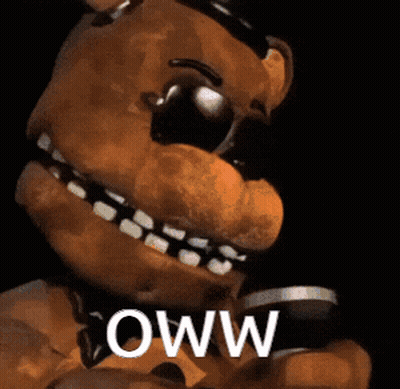 Teddy Bear Saying Oww GIF