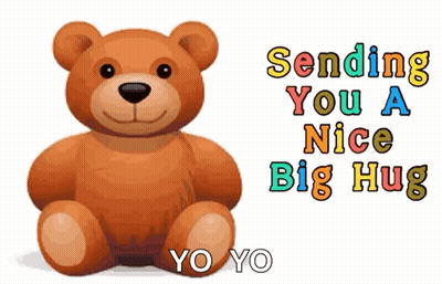 Teddy Bear Sending You a Nice Big Hug