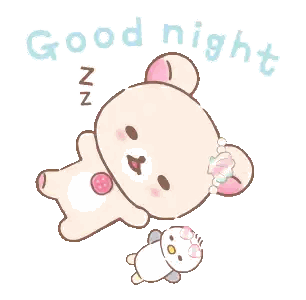 Teddy Bear Sleeping Next To Penguin Sticker