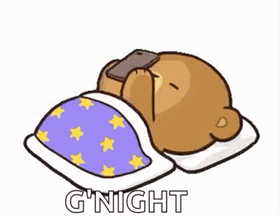Teddy Bear Sleeping With Cell Phone GIF