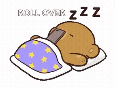 Teddy Bear Sleeping With Cell Phone In Mouth GIF
