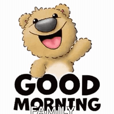 Teddy Bear Smiling And Waving Good Morning GIF