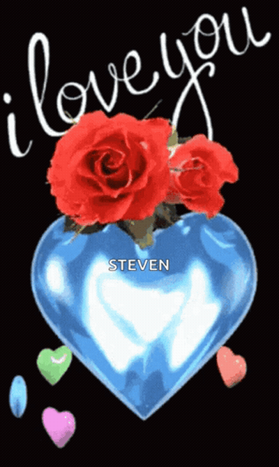 Teddy Bear Surrounded By Hearts Saying Good Morning! GIF