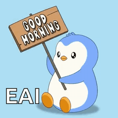 Teddy Bear Surrounded By Pink Hearts Says Good Morning GIF